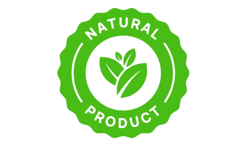 100 percent natural formula badge